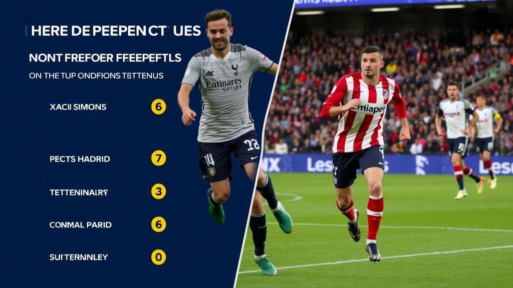 热刺欧冠生死战球员评分：虽败犹荣，青春风暴席卷伯纳乌